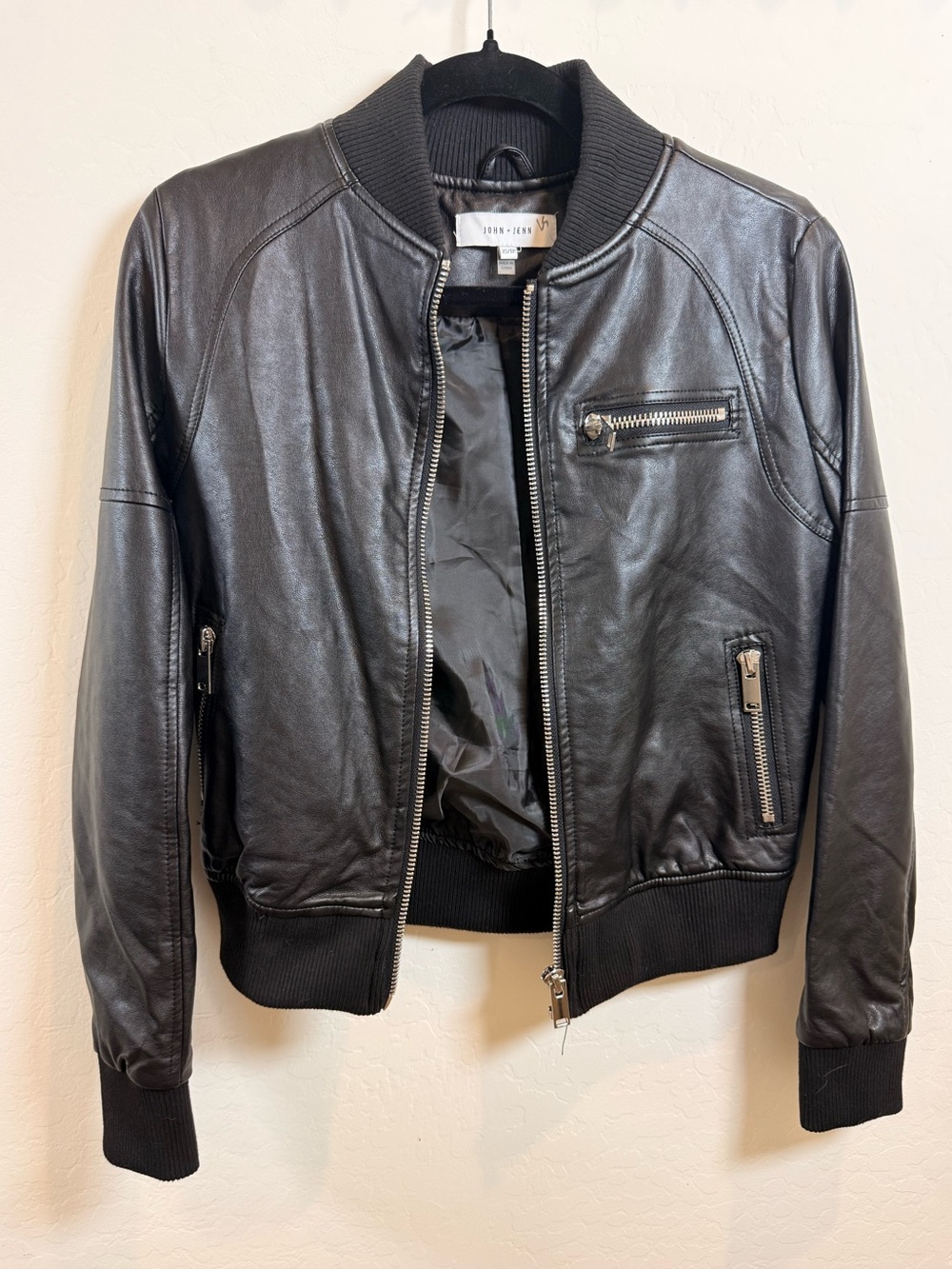 Black  Bomber Jacket - Women's